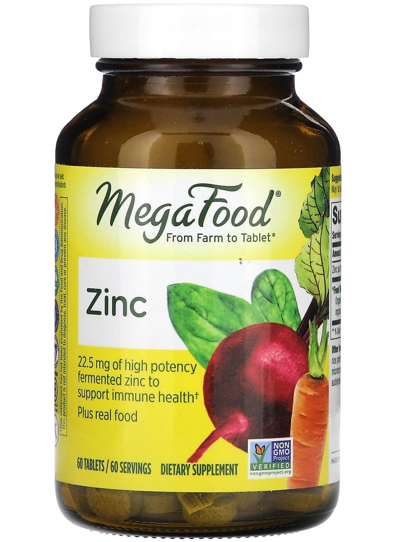 MegaFood Zinc, 60 Tablets 