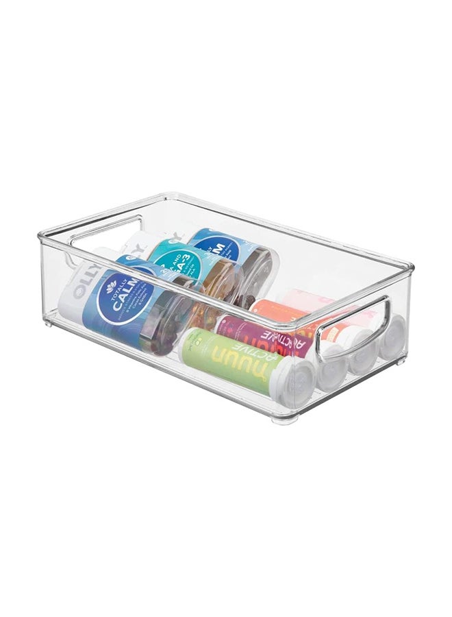 Stackable Acrylic Fridge Organizer Sturdy Pantry And Refrigerator Storage Containers Bins With Handles | Large | Pack Of 02 | For Bathroom, Kitchen Cabinet, Pantry, Home Organization - Image 2