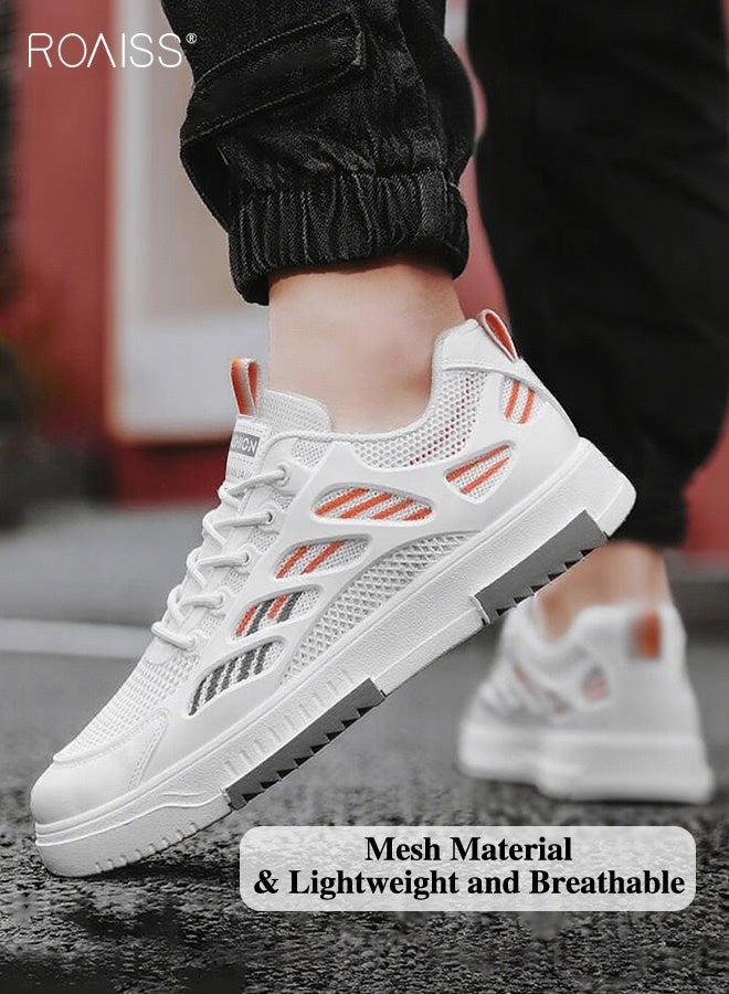 رويس أحذية رياضية أنيقة للرجال، أحذية برباط منخفضة، أحذية متعددة الاستخدامات للرجال، أحذية رياضية مريحة بنعال غير قابلة للانزلاق، مناسبة للارتداء اليومي والأنشطة الخارجية - Image 1