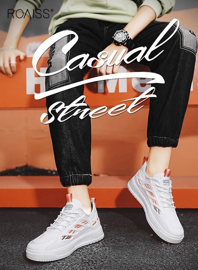 رويس أحذية رياضية أنيقة للرجال، أحذية برباط منخفضة، أحذية متعددة الاستخدامات للرجال، أحذية رياضية مريحة بنعال غير قابلة للانزلاق، مناسبة للارتداء اليومي والأنشطة الخارجية - Image 5