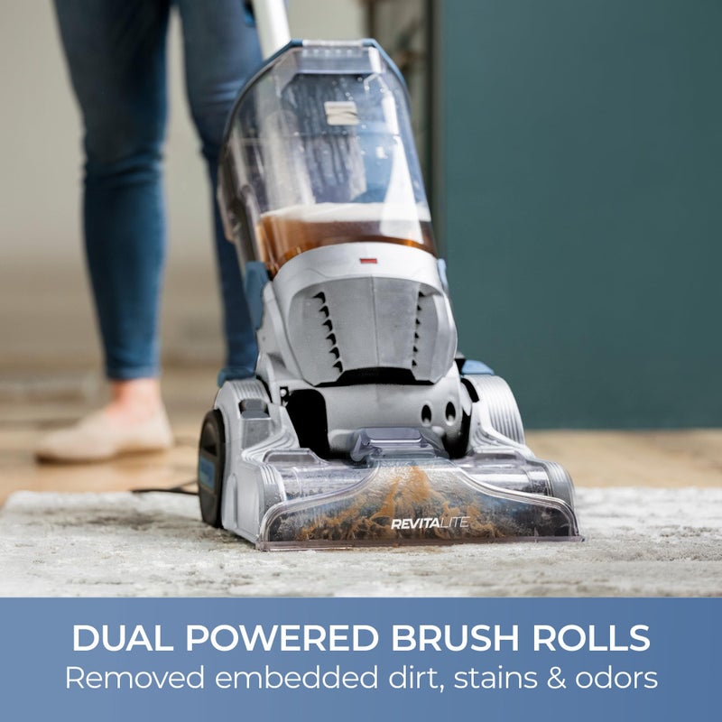 Kenmore KW4010 Pet Portable Carpet Cleaner Machine with High Cleaning Power, 3.2L Clean Tank & 1.4L Dirty Tank, 25ft Cord Length and Two Easy Removable Brushroll for Rug & Upholstery - Image 2