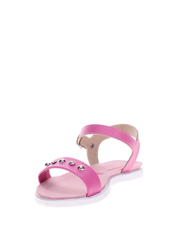 Molekinha Molekinha Junior Girls Sandals With Back Strap Pink | Made In Brazil