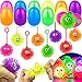 AMENON 12 Pack Easter Eggs Filled with Light Up Puffer Balls Fidget Toys Squeeze Sensory Stress Relief Toys Easter Basket Stuffers Kids Boys GirlsSurprise Easter Egg Hunt Party Favors Classroom Prize Gifts - Image 2