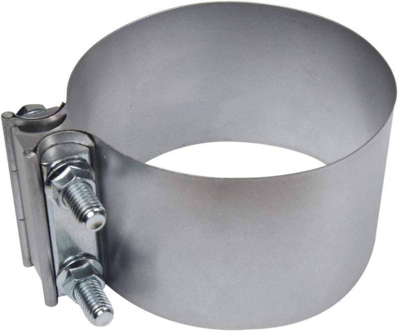 ROADFORMER 4" Butt Joint Exhaust Clamp - Aluminized Steel for 4 inch OD exhaust pipes, muffler ends and exhaust system connection with leakage free (2 Pack) - Image 3