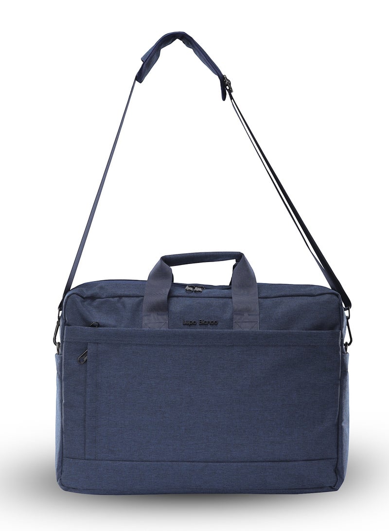 لوبو بيانكو شنطة بيزنس - كحلي - Image 1