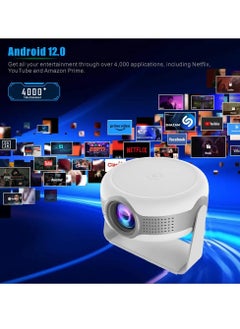 Tripsky T269pro Android 12.0 Projector Smart Portable HD Mini 4K Proyector 1080P Auto Correction Home Theater Projecter  - Image 3