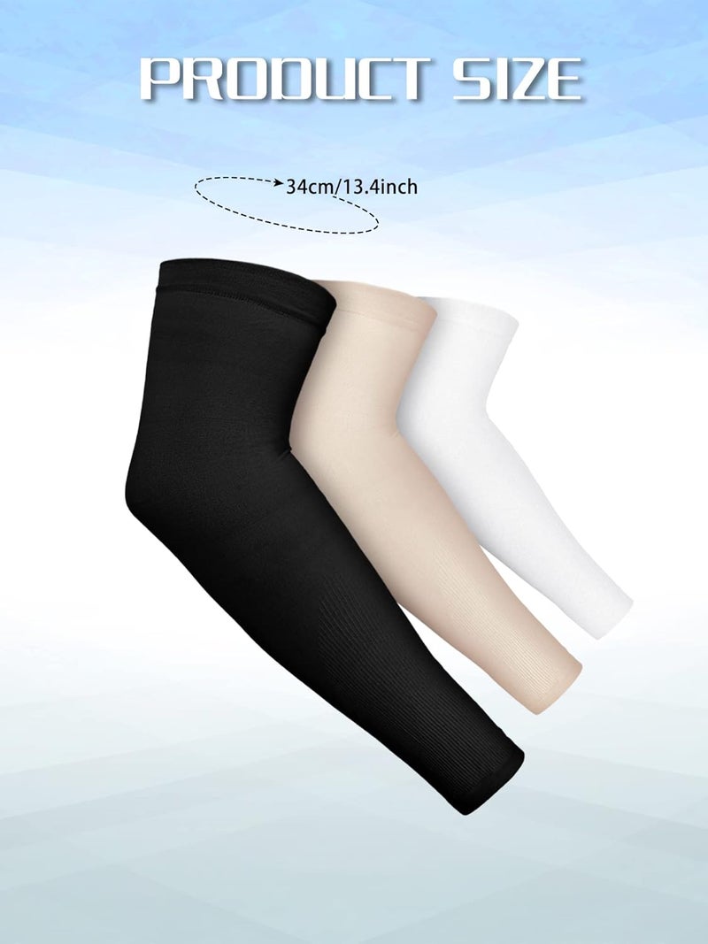BOAO 10 Pairs UV Sun Protection Arm Sleeve for Men Women Work Cooling Compression Tattoo Cover Up Sleeves for Cycling Fishing - Image 4