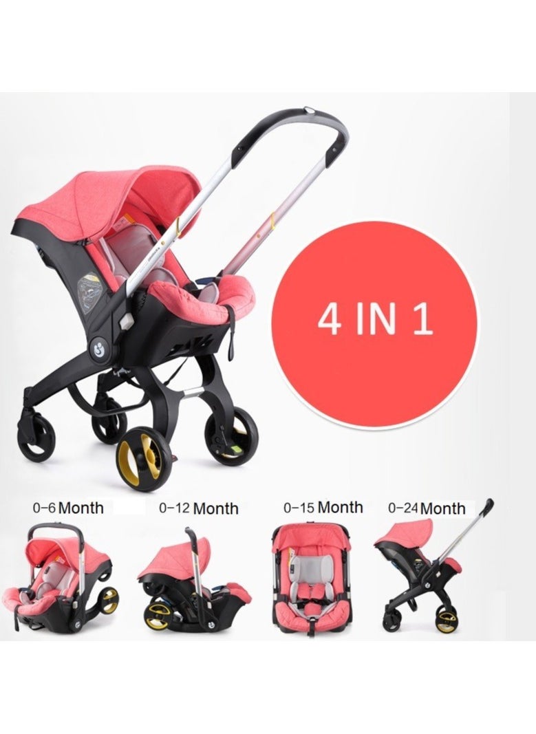 Baby Life 4 In 1 Infant Car Seat And Stroller 0 To 24 Month  - Image 5