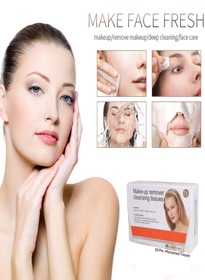 Glan Set Of 4 Makeup Remover Facial Wipes Cotton Pads For Face Cleaning Travel Use Accessories For Women 20 Gram Pack Of 1 - Image 5