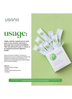 USANA Probiotic Supplement to Support Digestive Health* – Gluten Free – Sugar Free – Dairy Free - 14 Stick Packs 