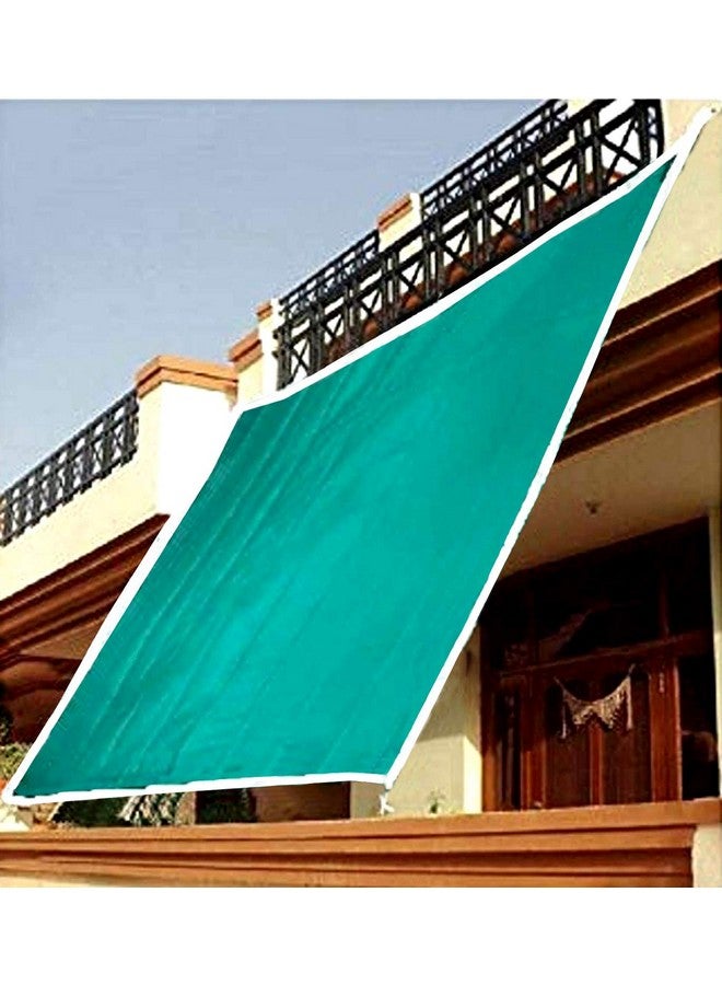 Kuber Industries Dark Green Sun Shade Sail Square Canopy - Permeable UV Block Fabric Durable Outdoor-10 x 15 ft. (Green) (F_26_KUBMART016989) - Image 1