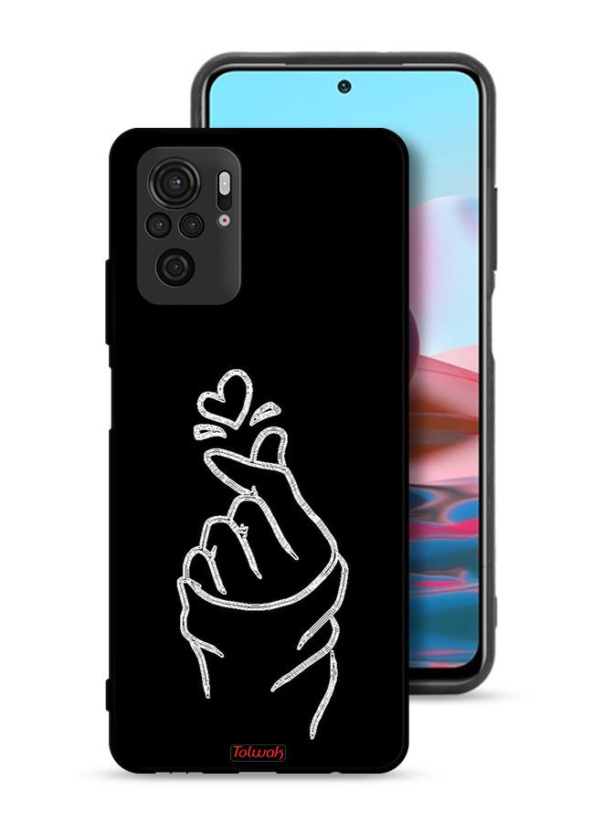 Tolwak Xiaomi Redmi Note 10S Protective Case Cover Snap Love - Image 1