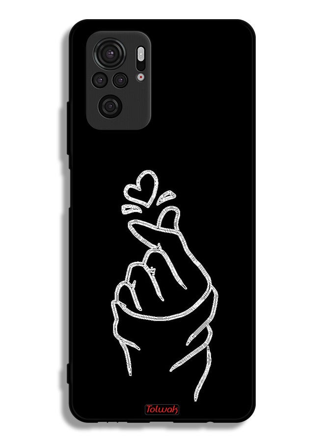 Tolwak Xiaomi Redmi Note 10S Protective Case Cover Snap Love - Image 2