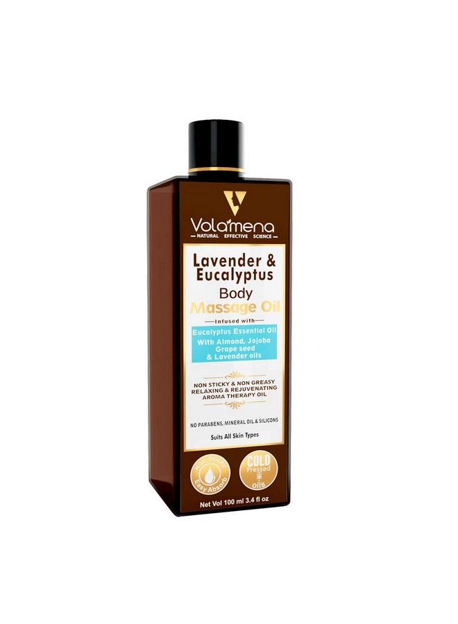 VOLAMENA WITH DEVICE Lavender Eucalyptus Aroma Massage Body Oil 100 Ml - Image 1
