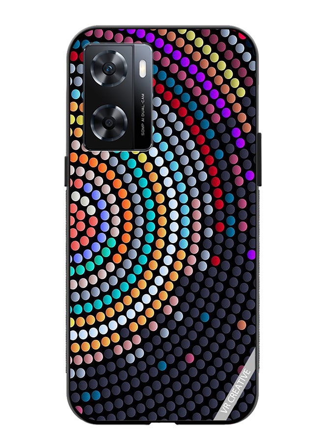 VR CREATIVE Protective Case Cover For Oppo A57/A77s Loads Of Color Art Design Multicolour - Image 1