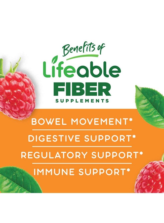 Lifeable Prebiotic Fiber Supplement Gummies 5G Great Tasting Natural Flavored Gummy Gluten Free Vegetarian Gmo Free Chewable 90 Gummies 45 Doses - Image 4