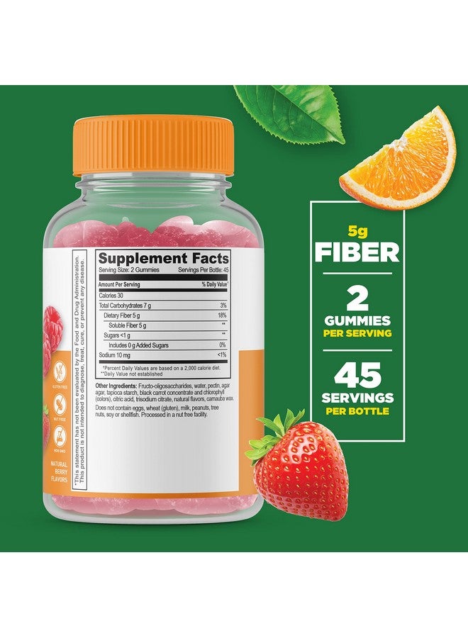 Lifeable Prebiotic Fiber Supplement Gummies 5G Great Tasting Natural Flavored Gummy Gluten Free Vegetarian Gmo Free Chewable 90 Gummies 45 Doses - Image 3