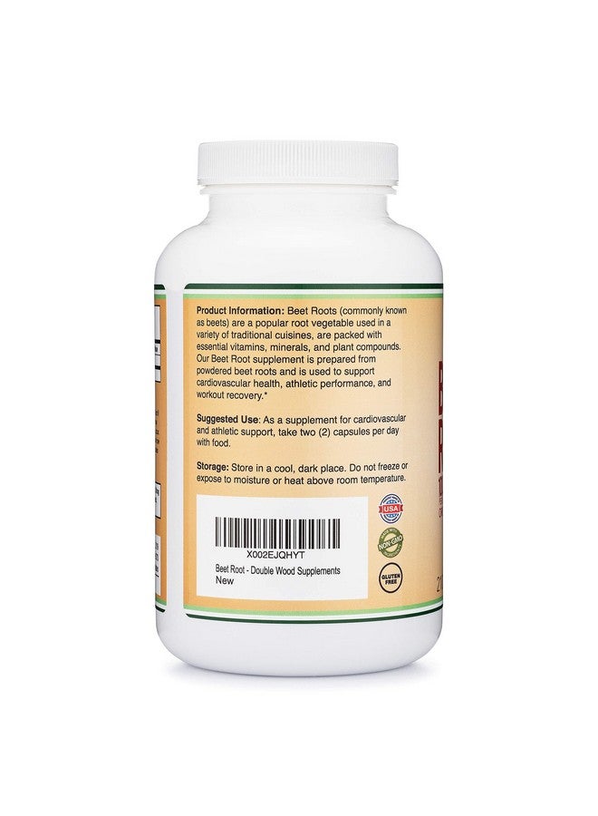 Double Wood Supplements Beet Root Powder Capsules (Organic And Vegan) (210 Count 1000Mg Per Serving) Super Food From Beets With High Nitrate For Overall Health Support By Double Wood - Image 3