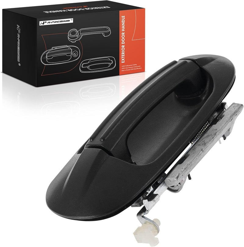 A-Premium Rear Left Driver Side Exterior Door Handle for Ford Expedition 2003-2017, Textured Black - Image 1