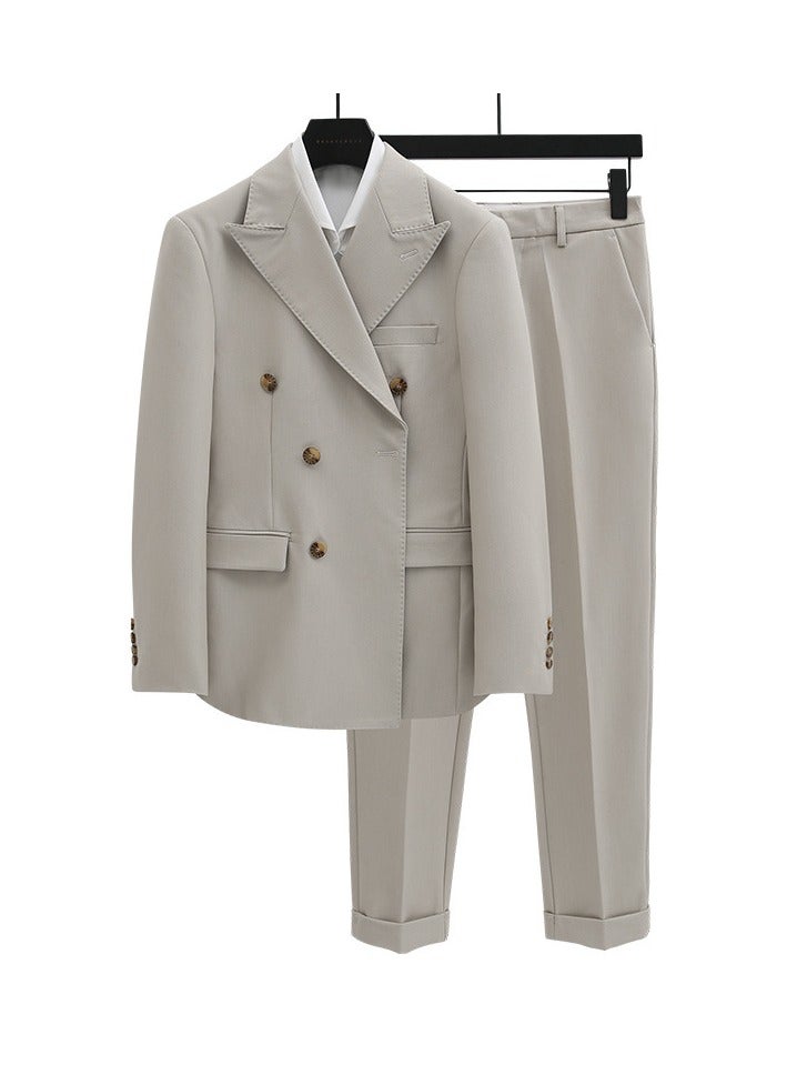 KUYING New Fashion Double Breasted Suit Set  - Image 1