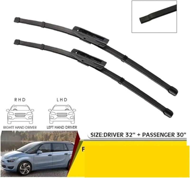 Wivplex Car Front Wiper Blades for Citroen C4 Grand Picasso - Image 2
