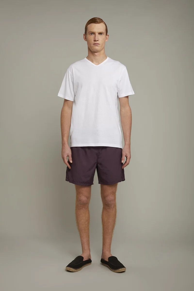 Doppelganger Red Men's swimwear solid color - Bordeaux for Men | Best Price UAE