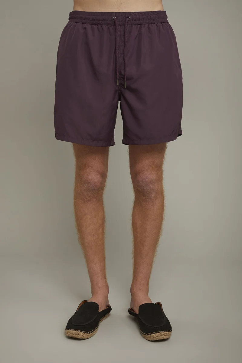 Doppelganger Red Men's swimwear solid color - Bordeaux for Men | Best Price UAE