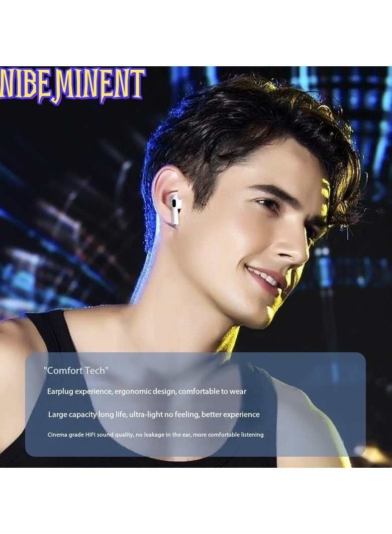 نيبمينينت سماعات أذن لاسلكية S190 بتقنية بلوتوث 5.3 مع ميكروفون لإلغاء الضوضاء وشاشة LED - سماعات داخل الأذن مقاومة للماء IP7 بمدة تشغيل تصل إلى 30 ساعة، مثالية للرياضة والجري - Image 3