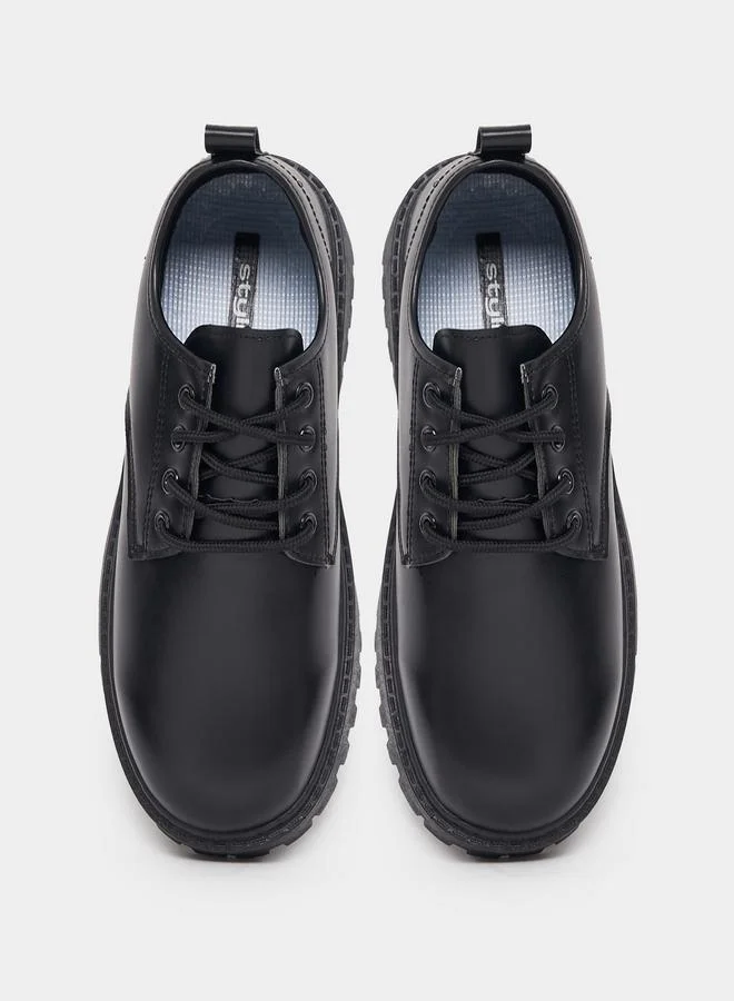 Styli Styli Minimalist Oxford Lace Up Formal Shoes