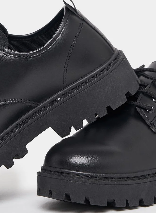 Styli Styli Minimalist Oxford Lace Up Formal Shoes
