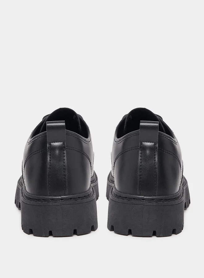 Styli Styli Minimalist Oxford Lace Up Formal Shoes