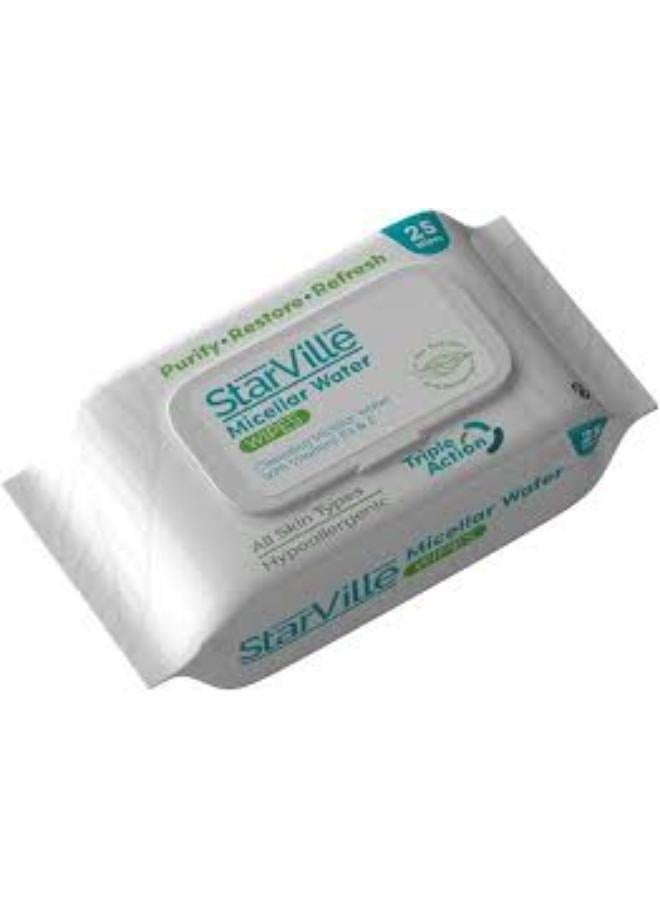 StarVille Cleansing Micellar Water Wet Wipes 50pcs