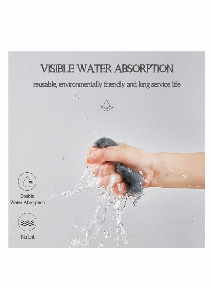 Y&D Reusable Cleaning Wipe, Disposable Picnic Rags in Bagged Terry Towels, Washable, Oil Absorption Microfiber Edgeless  - Image 4