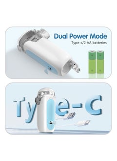 EzzySo Portable Nebulizer Medical Ultrasonic Handheld Inhaler Unisex Nebulizer Suitable for Children and Elderly Micro Mesh Inhaler Portable USB Steam Inhaler Atomizer  - Image 3