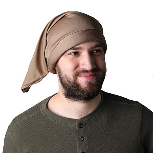 Making Believe Dwarf Costume Hat, Tan Brown - Image 2