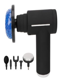 Generic Electric Muscle Massager, Portable, Adjustable Hot Cold Compress Percussion Deep Tissue Massager, Mini Sports Massager (Black)  - Image 4