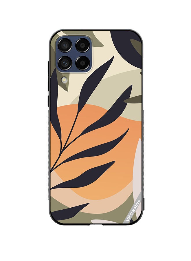 VR CREATIVE Protective Case Cover For Samsung Galaxy M53 Leaf Tropical Design Multicolour - Image 1