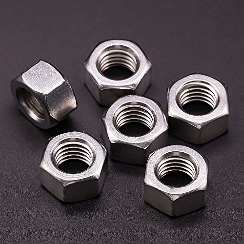 RoyceMart #6-32 (50 Pack) Stainless Steel Hex Nuts, Metric Hexagon Nuts, Stainless Steel 304 (18-8), UNC Coarse Thread - Image 4