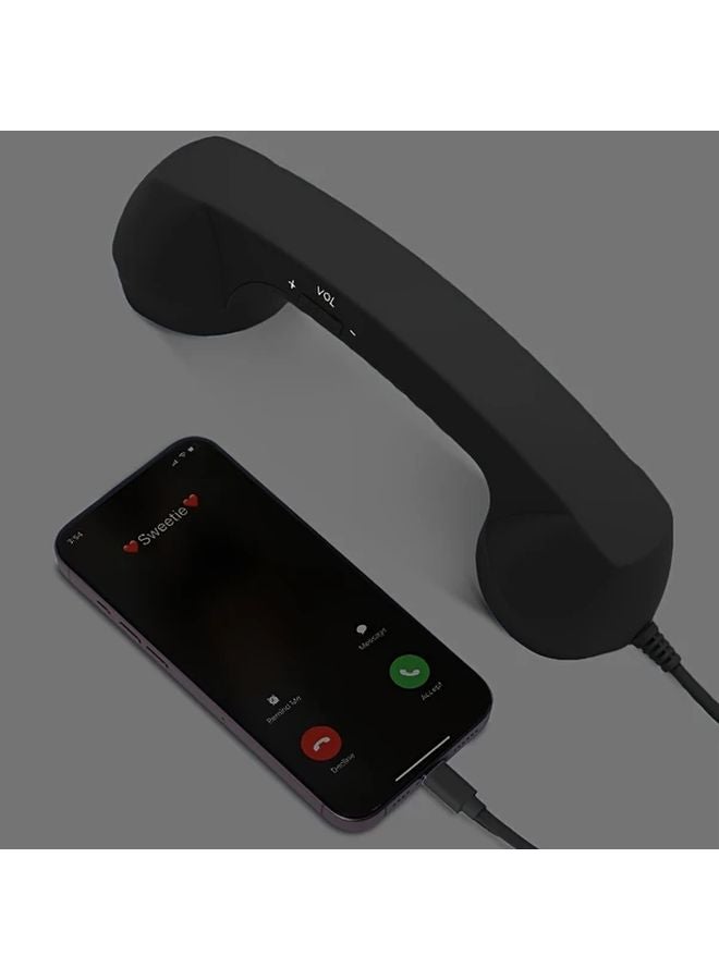 فارس الظلام رجعي قابس تشغيل فوري من النوع C سماعة هاتف زر كتم الصوت قبضة مريحة - Image 1