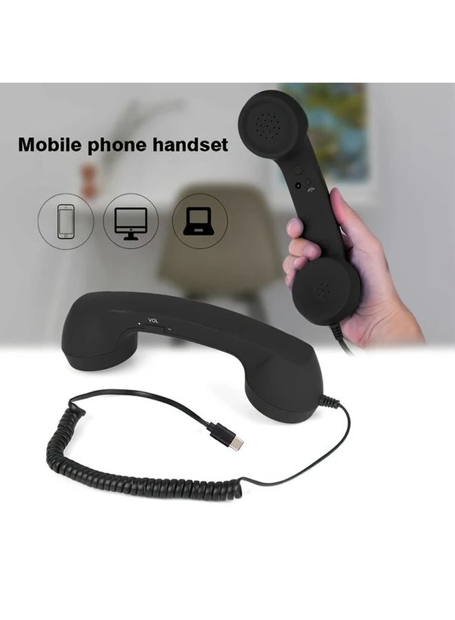 فارس الظلام رجعي قابس تشغيل فوري من النوع C سماعة هاتف زر كتم الصوت قبضة مريحة - Image 2