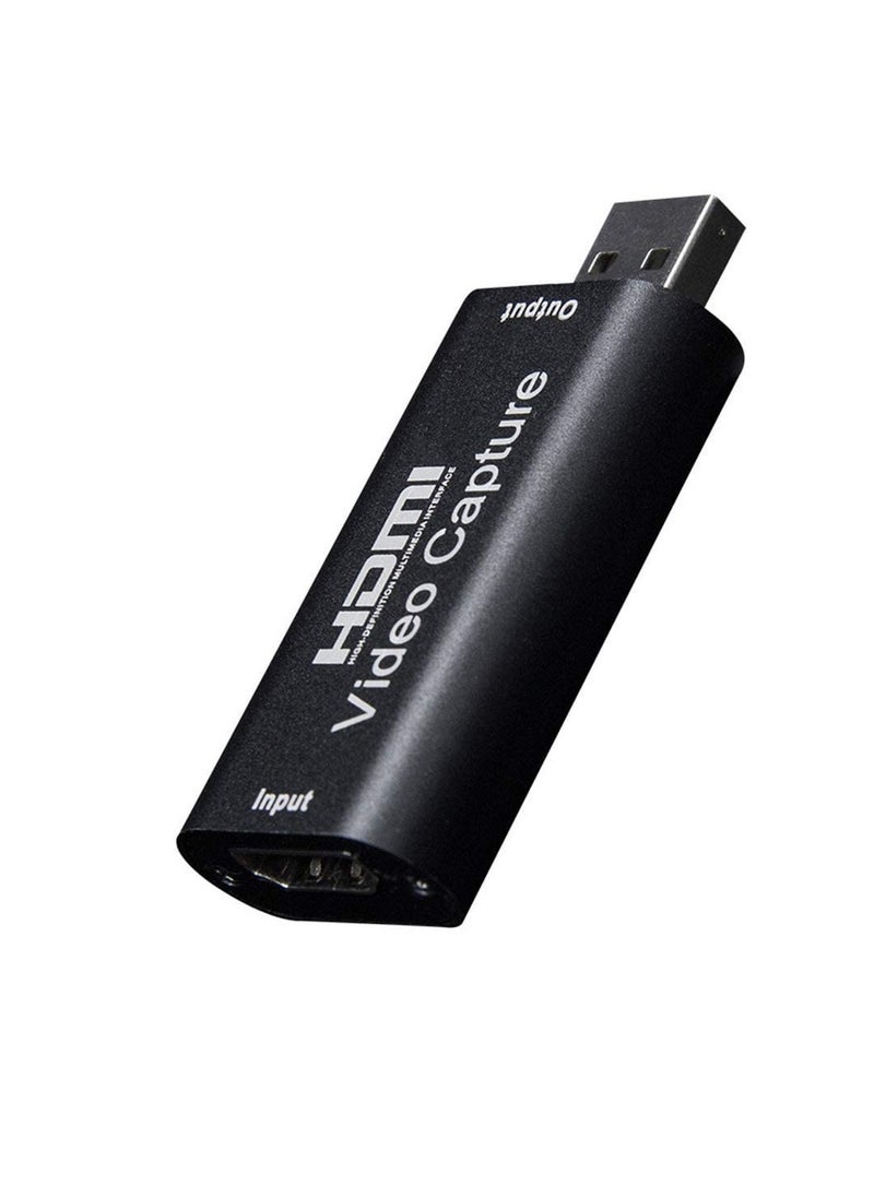 Excefore - Portable Audio Video Capture Cards HDMI to USB 2.0 1080P 4K Record Via DSLR Camcorder Action Cam for High Definition Acquisition, Live Broadcasting - Image 1