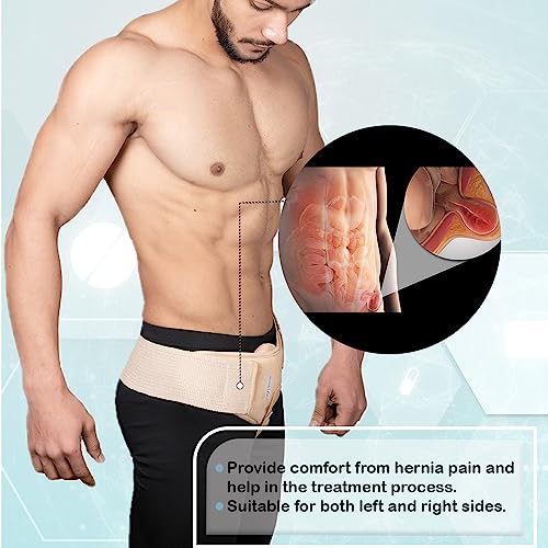 Wonder Care Hernia Belt for Men Inguinal - Hernia Truss, Groin Brace Hernia Support for Men, Removable Compression Pads & Adjustable Groin Straps, Double inguinal Hernia Support for Men, Small - Image 4