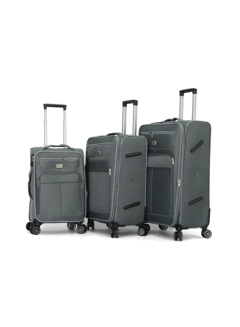 جيوردانو Softside Luggage Trolley Bag 3 Pieces set (28X24X20 inch)