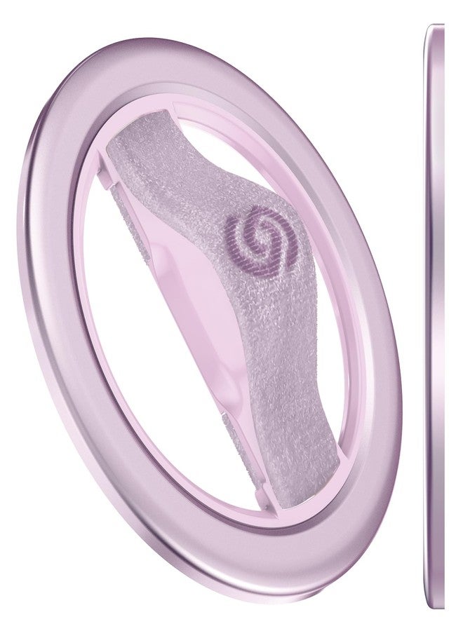 EWA MagOne Lite 3rd Gen Cell Phone Ring Holder, with Replaceable 360° Rotation Elastic Finger Strap, Phone Grip Compatible with,15,14,13 Pro/Max/Plus-(Purple) - Image 1