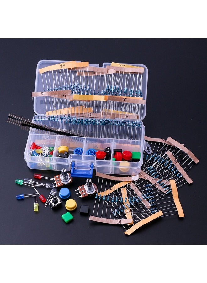 ELEGOO ELEGOO Electronics Component Pack with resistors, LEDs, Switch, Potentiometer Compatible with Arduino UNO, MEGA  - Image 4