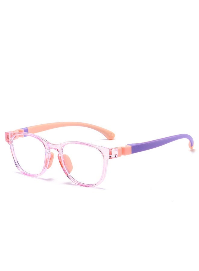 ZVEV Kids Blue Light Blocking Glasses, Anti Eyestrain Computer Glasses, Gaming Eyewear UV400 Protection with Light Weight TR90 Frame for Boys Girls and Children Age 3-12(Pink/Blue) - Image 5