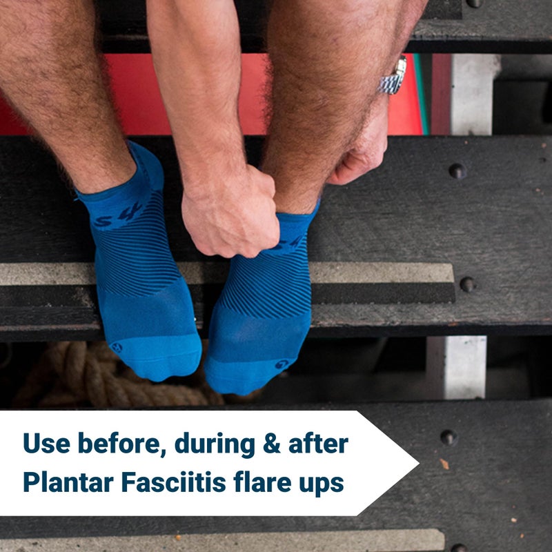 Os1St Fs4 Plantar Fasciitis No Show Socks Relives Plantar Fasciitis  Heel/Arch Pain And Improves Circulation - Image 5