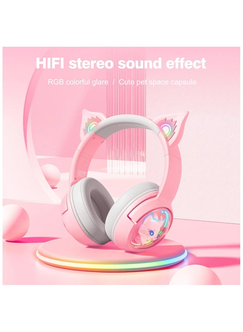 أونيكوما سماعة رأس ONIKUMA B5 RGB بلوتوث لاسلكية للألعاب - Image 2