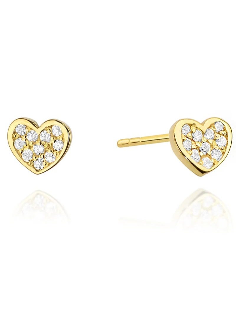 Luxuria A heart-shaped earring designed for newly pierced ears or for sensitive ears. - Image 1