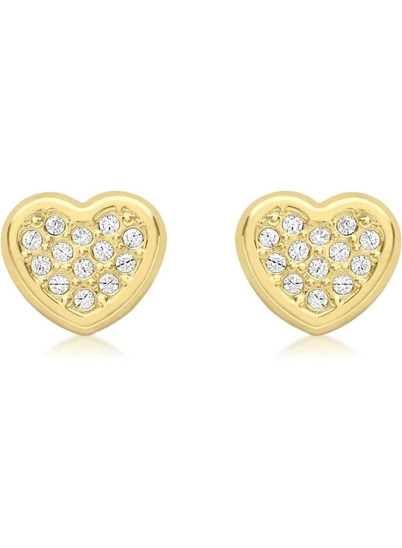 Luxuria A heart-shaped earring designed for newly pierced ears or for sensitive ears. - Image 2